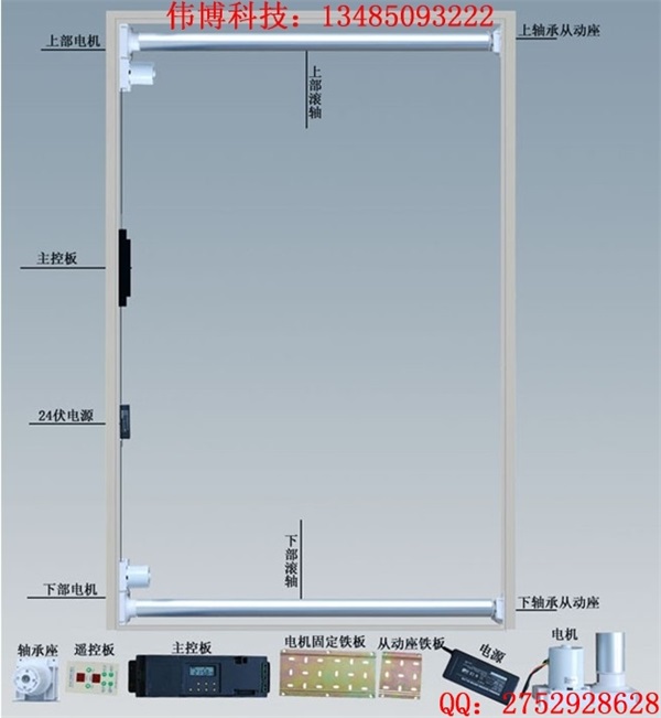 安康南部滾動燈箱配件效果圖